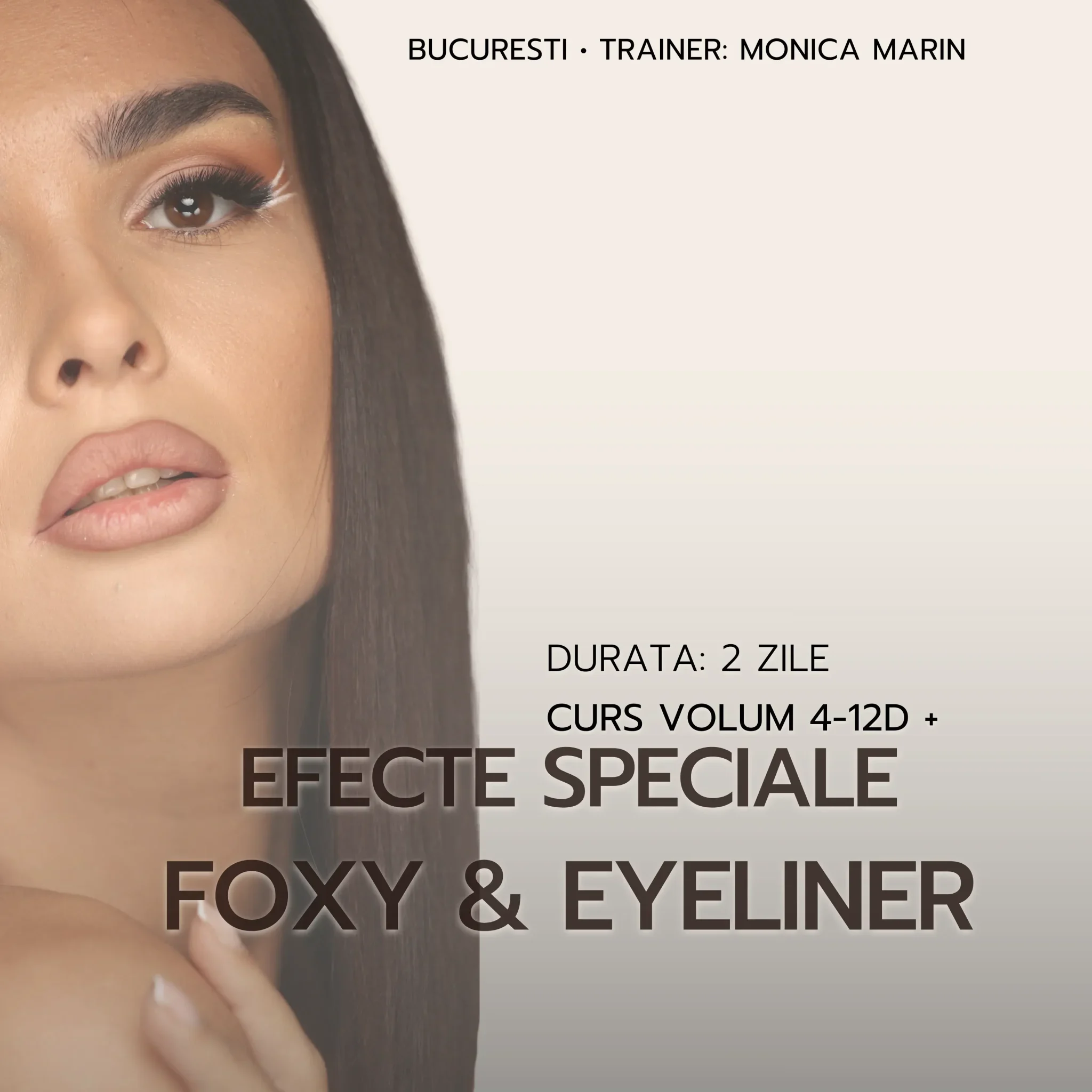 Curs volum efecte speciale eyeliner